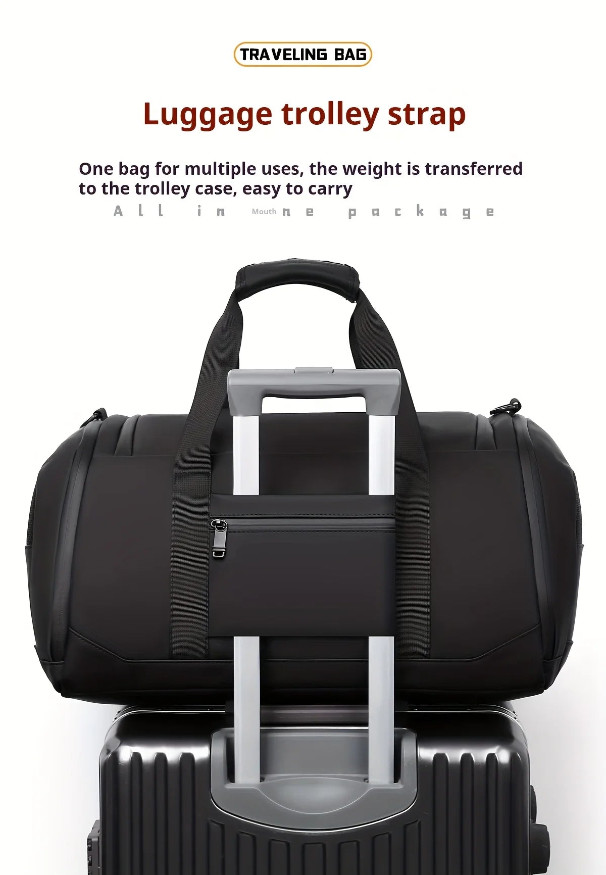 Large Travel Duffel Bag.