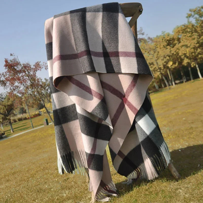 Classic Plaid Print Scarf