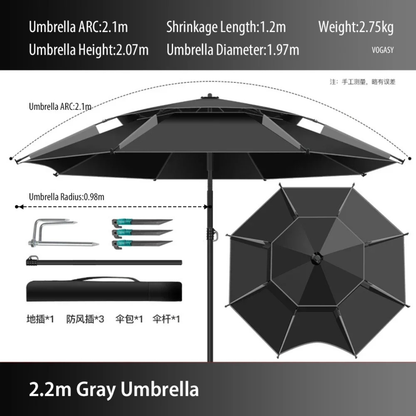 Outdoor Umbrella (Double Layered)