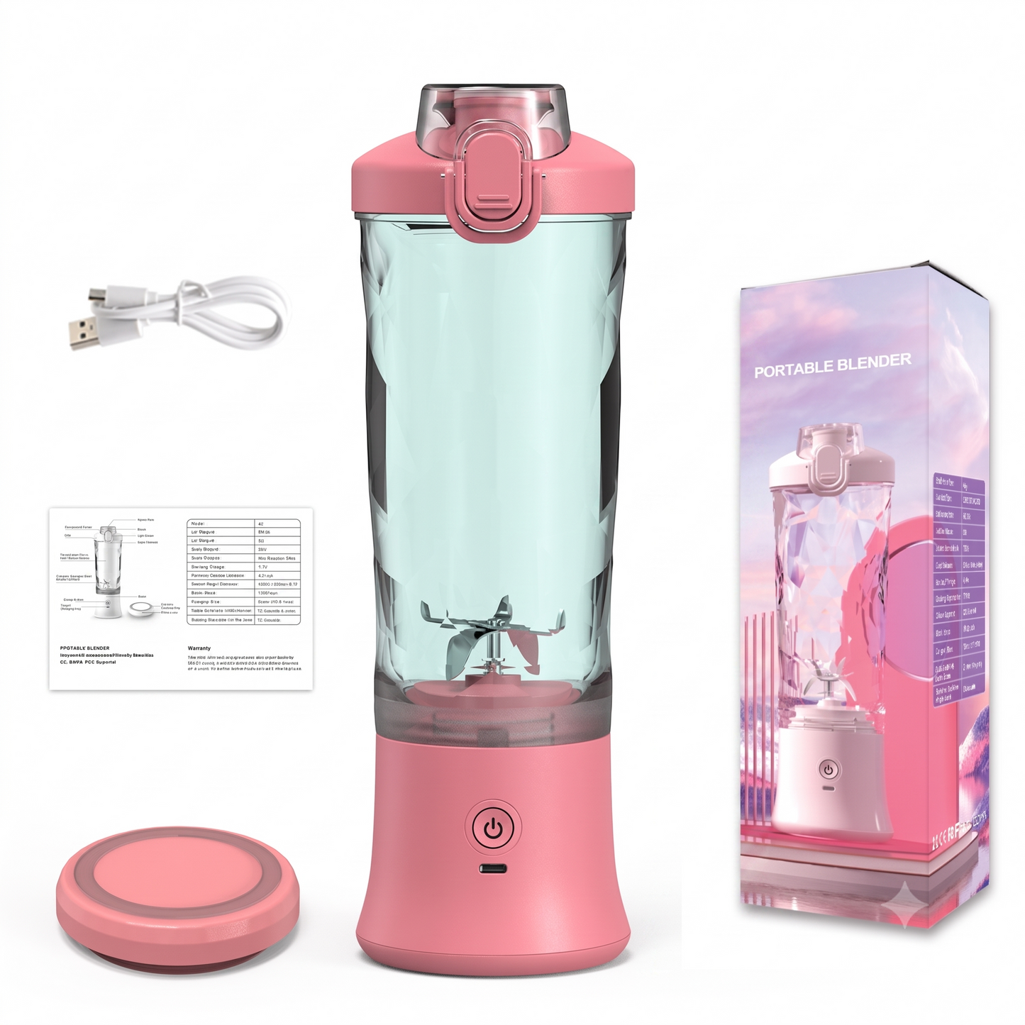 Cordless & Portable Electric Blender