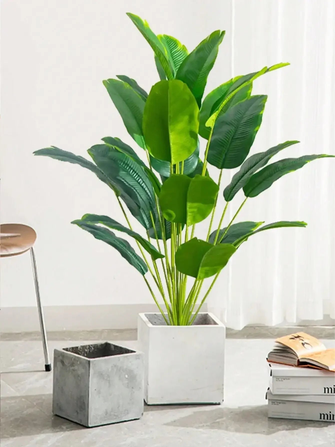 Large Artificial Tropical Plants.