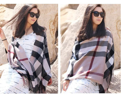 Women's "British Classic" Print Scarf.