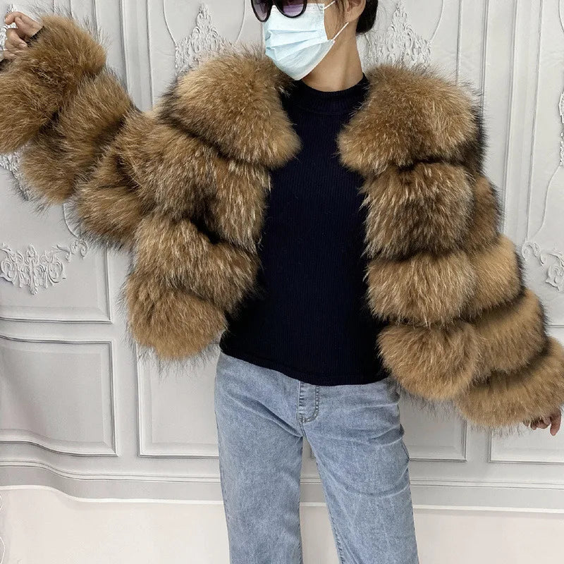 Luxury Faux Fur Coat