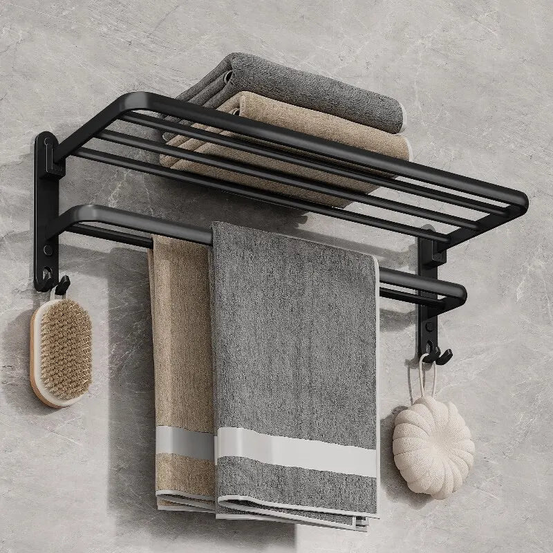 Matte Black  Aluminium Rack.