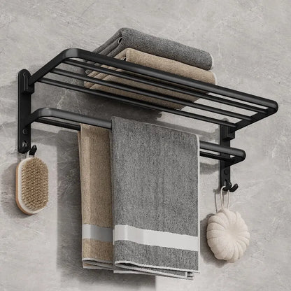 Matte Black  Aluminium Rack.