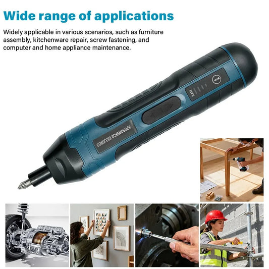 Cordless & Rechargeable Electric Screwdriver