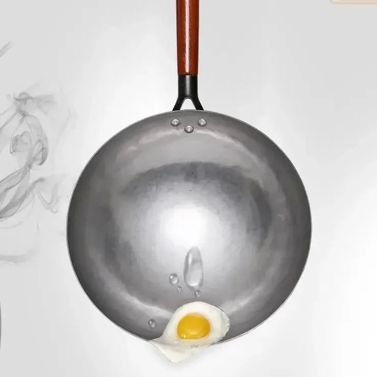 Chinese Traditional Iron Wok.