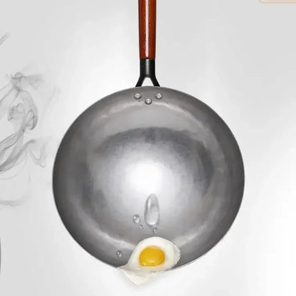 Chinese Traditional Iron Wok.