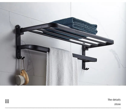 Matte Black  Aluminium Rack.
