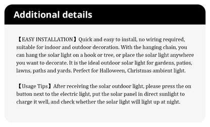 Outdoor Solar Lantern.