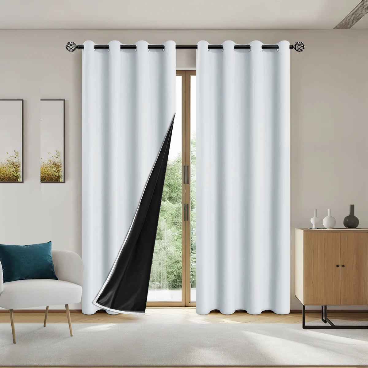 100% Blackout curtains (1pc.)