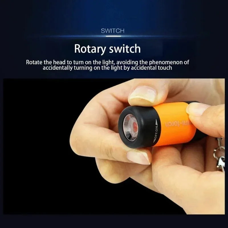 Waterproof Keychain Flashlight.