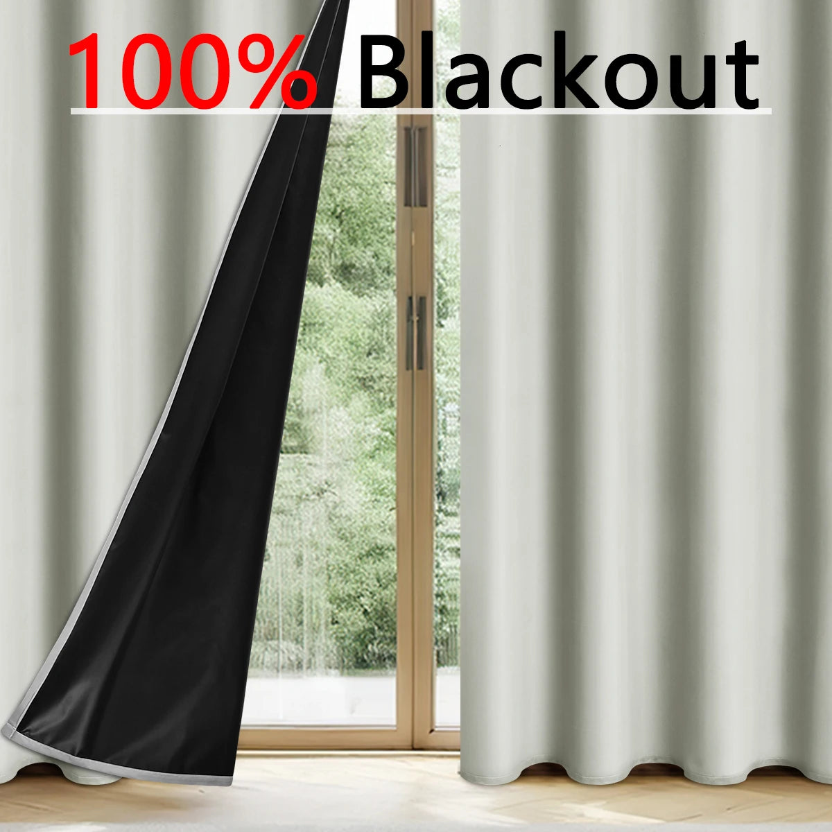 100% Blackout curtains (1pc.)