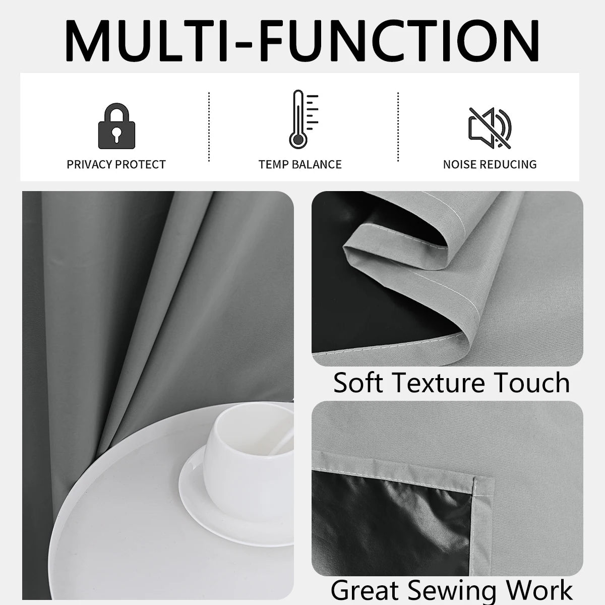 100% Blackout curtains (1pc.)