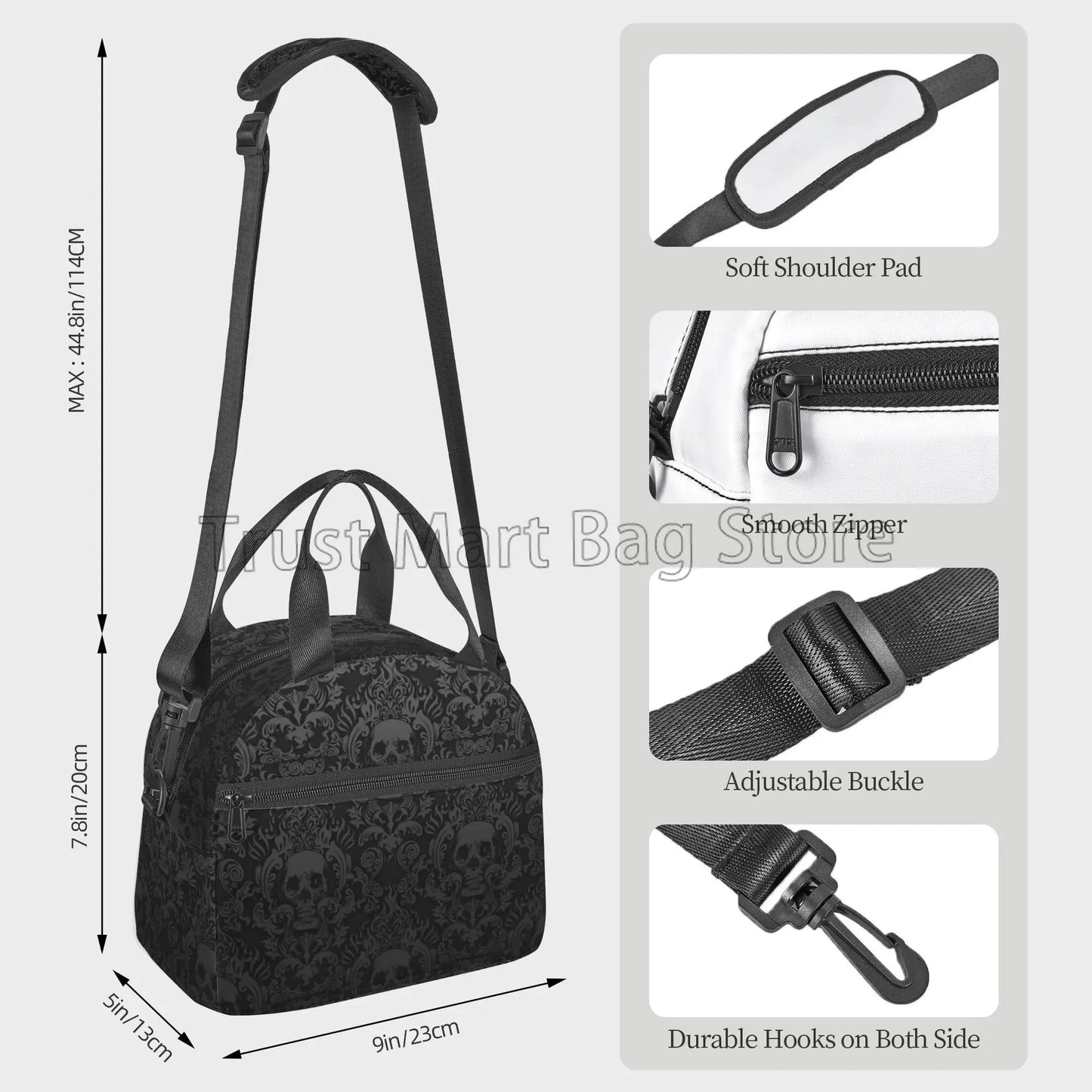Black Skull  Bag.