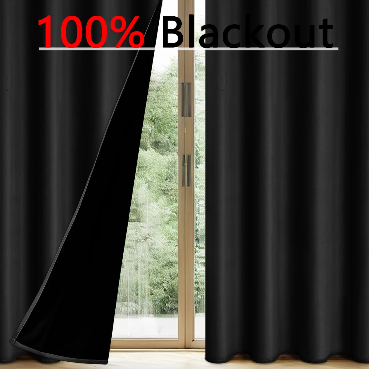 100% Blackout curtains (1pc.)