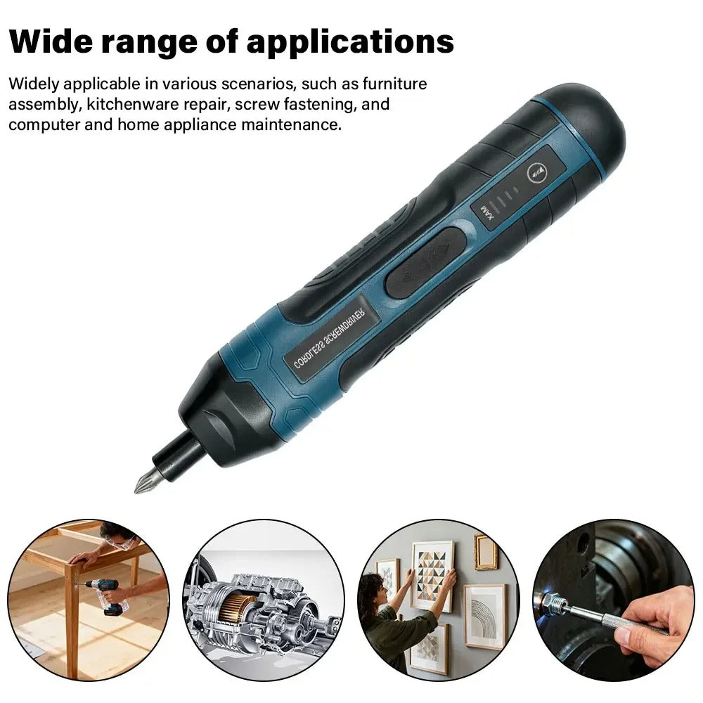 Cordless & Rechargeable Electric Screwdriver