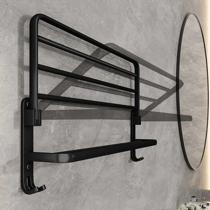 Matte Black  Aluminium Rack.