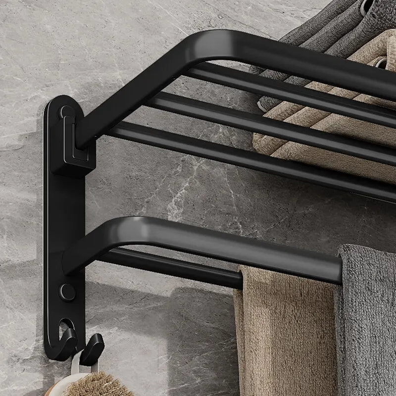 Matte Black  Aluminium Rack.