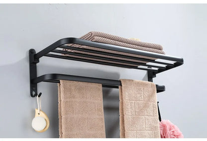 Matte Black  Aluminium Rack.