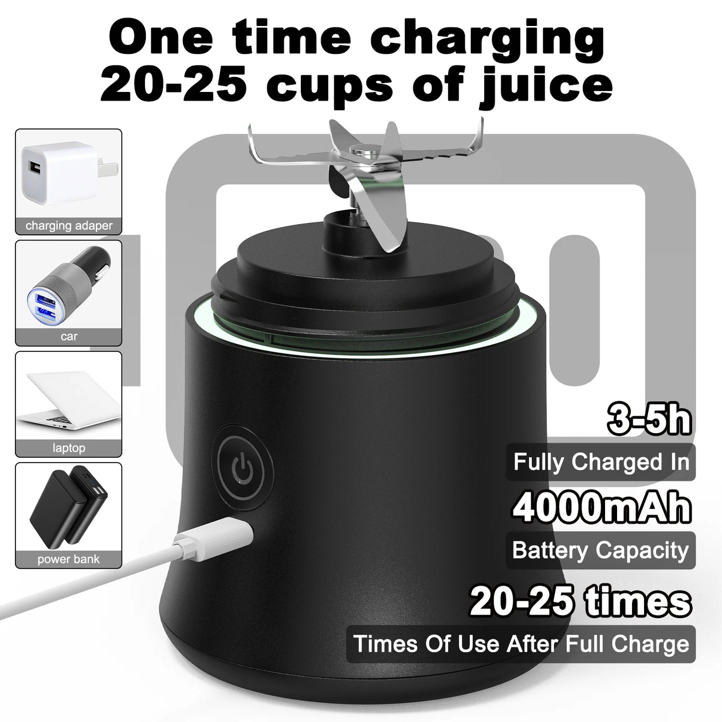 Portable Electric Smoothie Blender