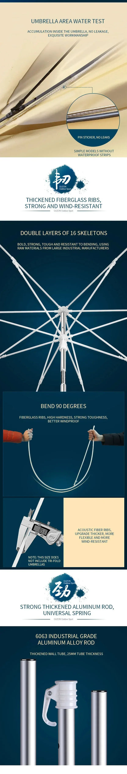Double-Layer Outdoor Umbrella.