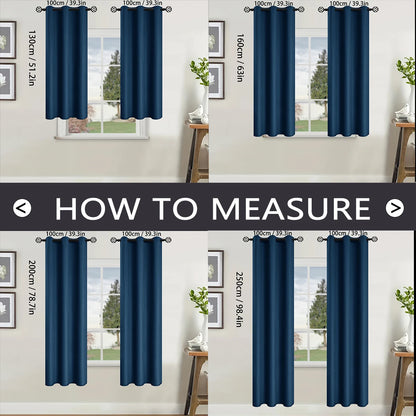 100% Blackout curtains (1pc.)