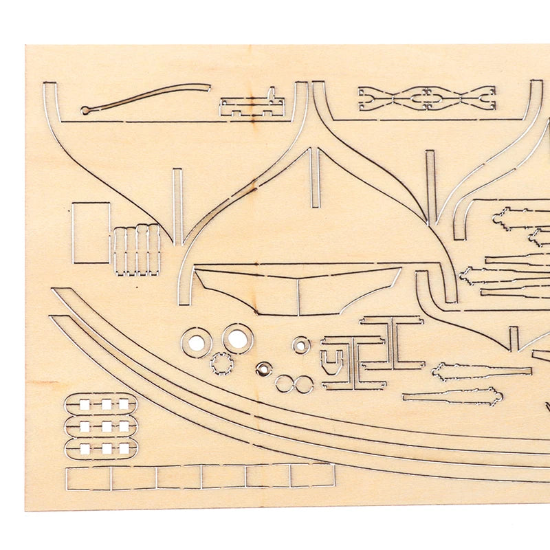Albatross 1:100 Scale - Wooden Sailboat DIY Model Kit