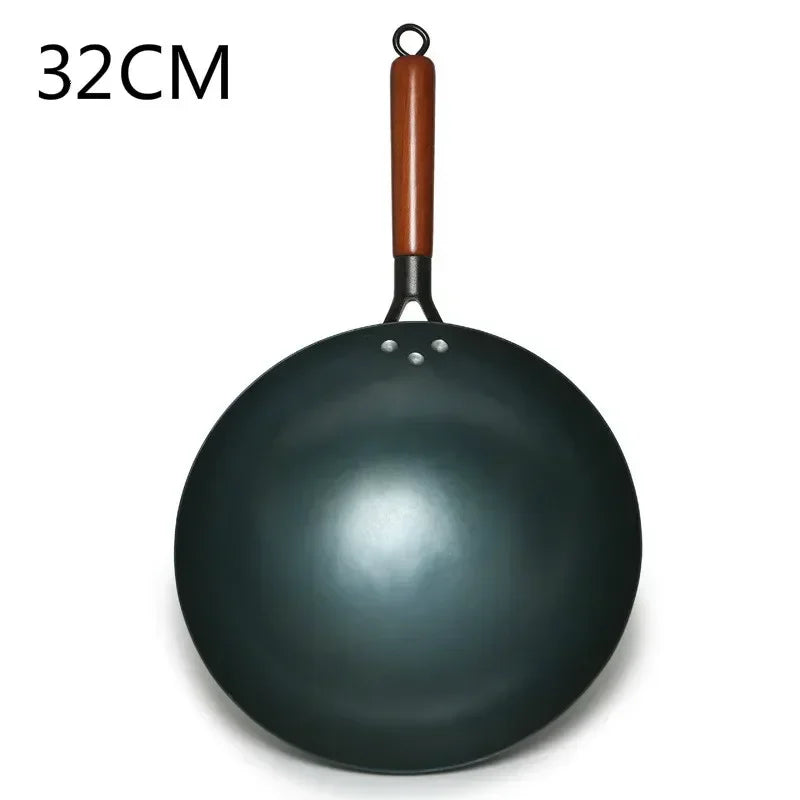 Chinese Traditional Iron Wok.