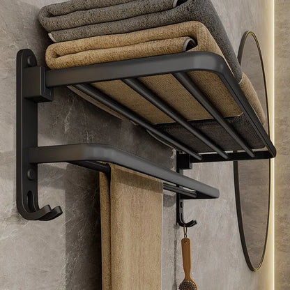 Matte Black  Aluminium Rack.