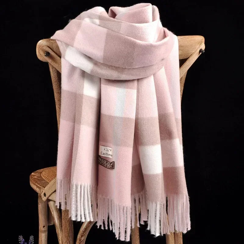 Women's "British Classic" Print Scarf.