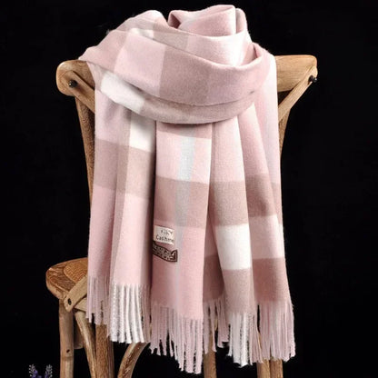 Women's "British Classic" Print Scarf.