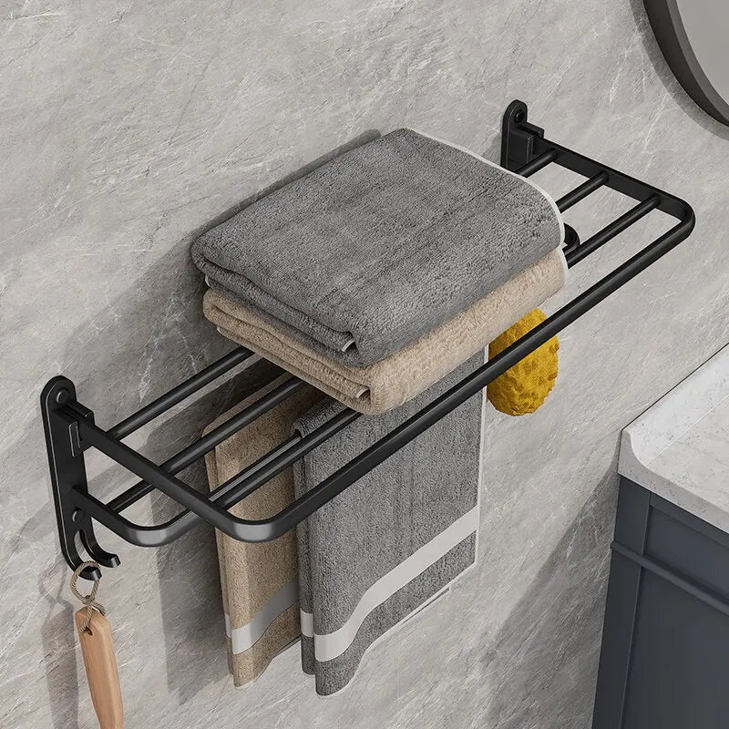 Matte Black  Aluminium Rack.