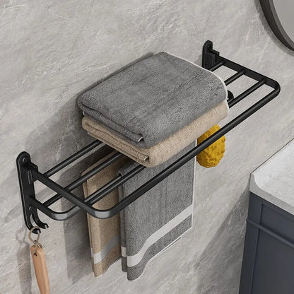 Matte Black  Aluminium Rack.