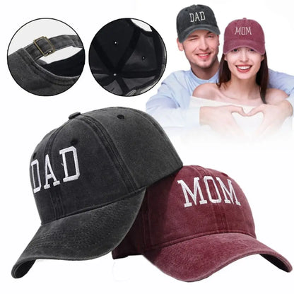Mom & Dad Embroidered Caps
