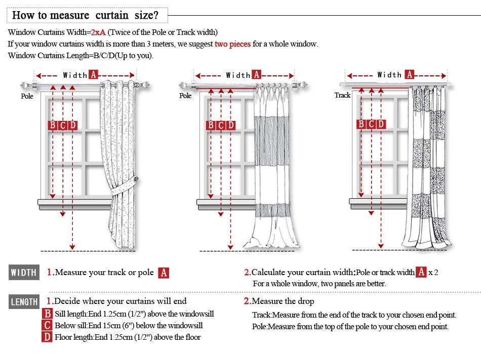 100% Blackout Curtains (1Pc.)