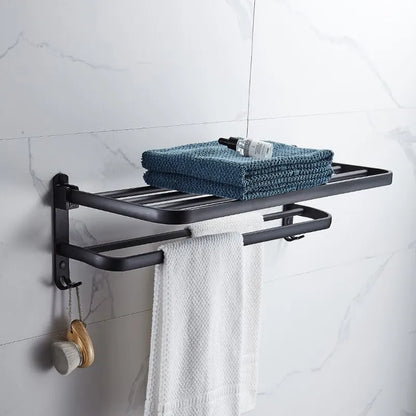 Matte Black  Aluminium Rack.