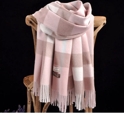 Women's "British Classic" Print Scarf.