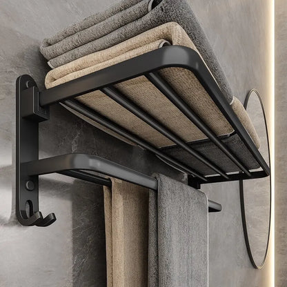 Matte Black  Aluminium Rack.