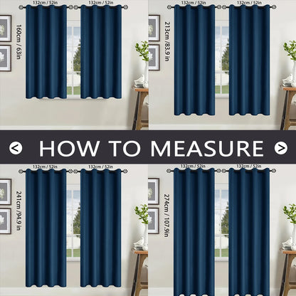 100% Blackout curtains (1pc.)