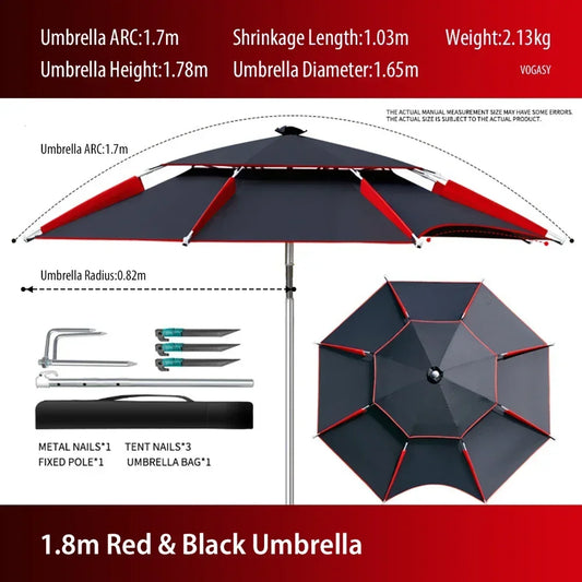 Double-Layer Outdoor Umbrella.