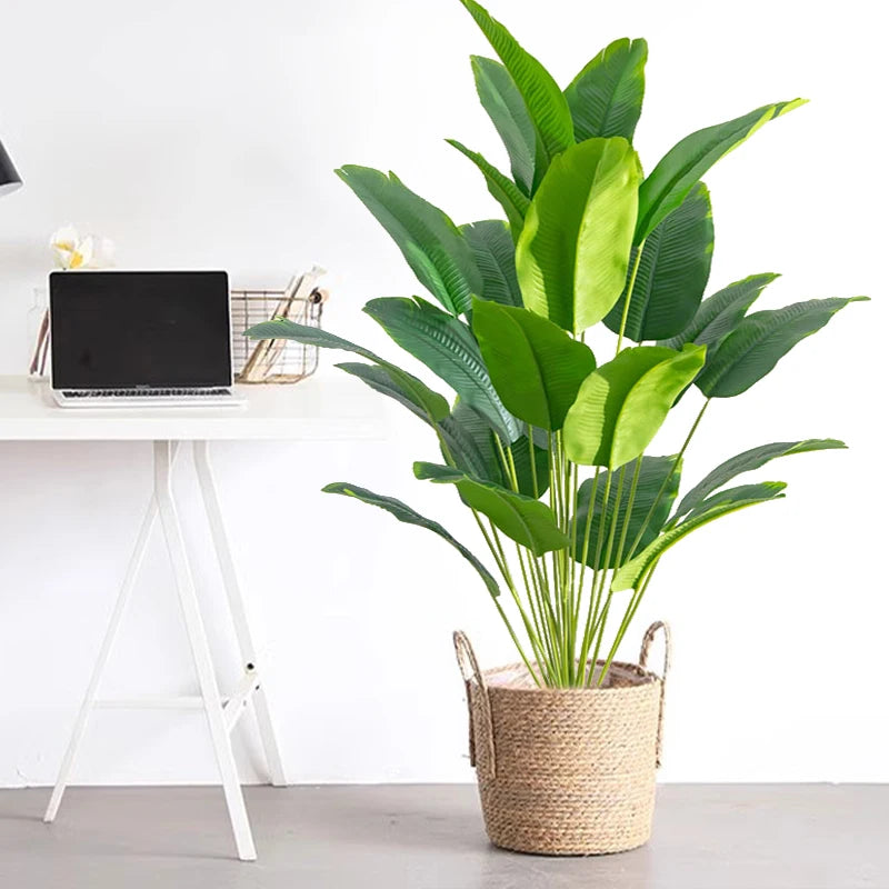 Large Artificial Tropical Plants.