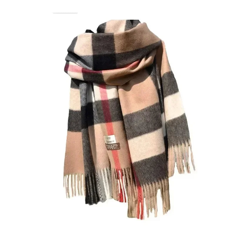 Women's "British Classic" Print Scarf.