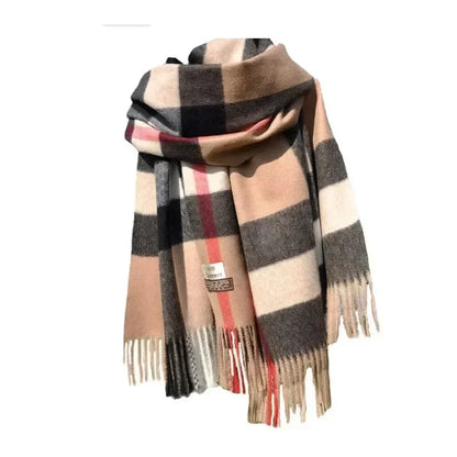 Women's "British Classic" Print Scarf.