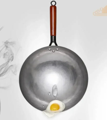 Chinese Traditional Iron Wok.
