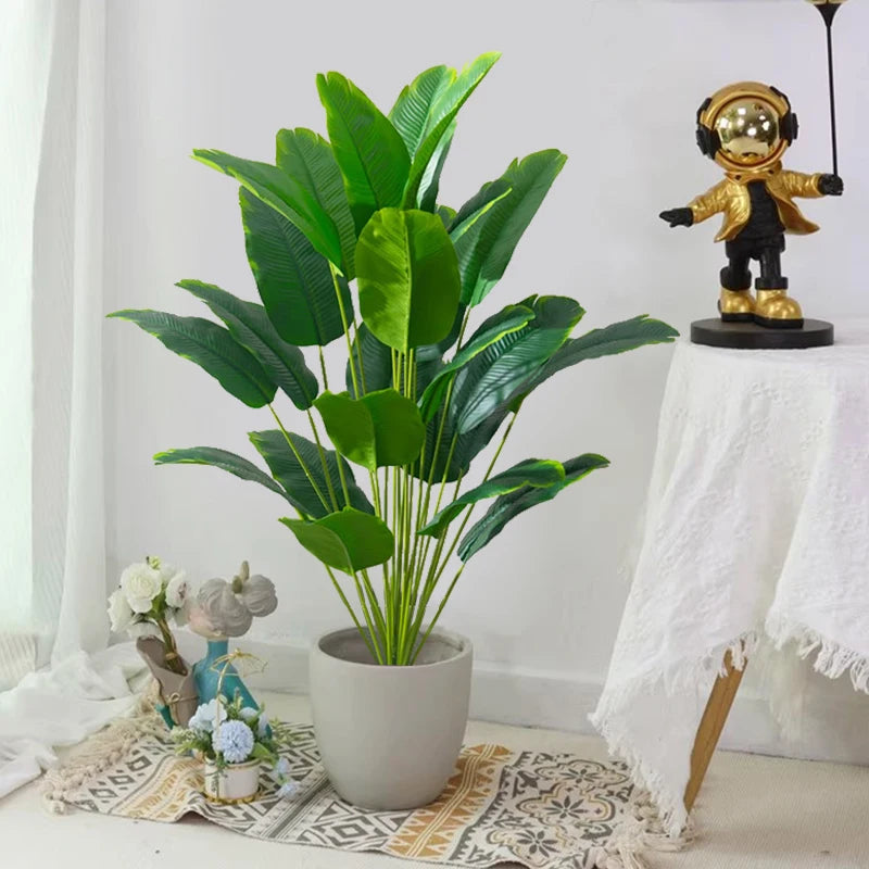 Large Artificial Tropical Plants.