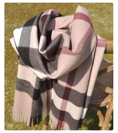 Women's "British Classic" Print Scarf.