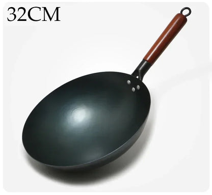 Chinese Traditional Iron Wok.