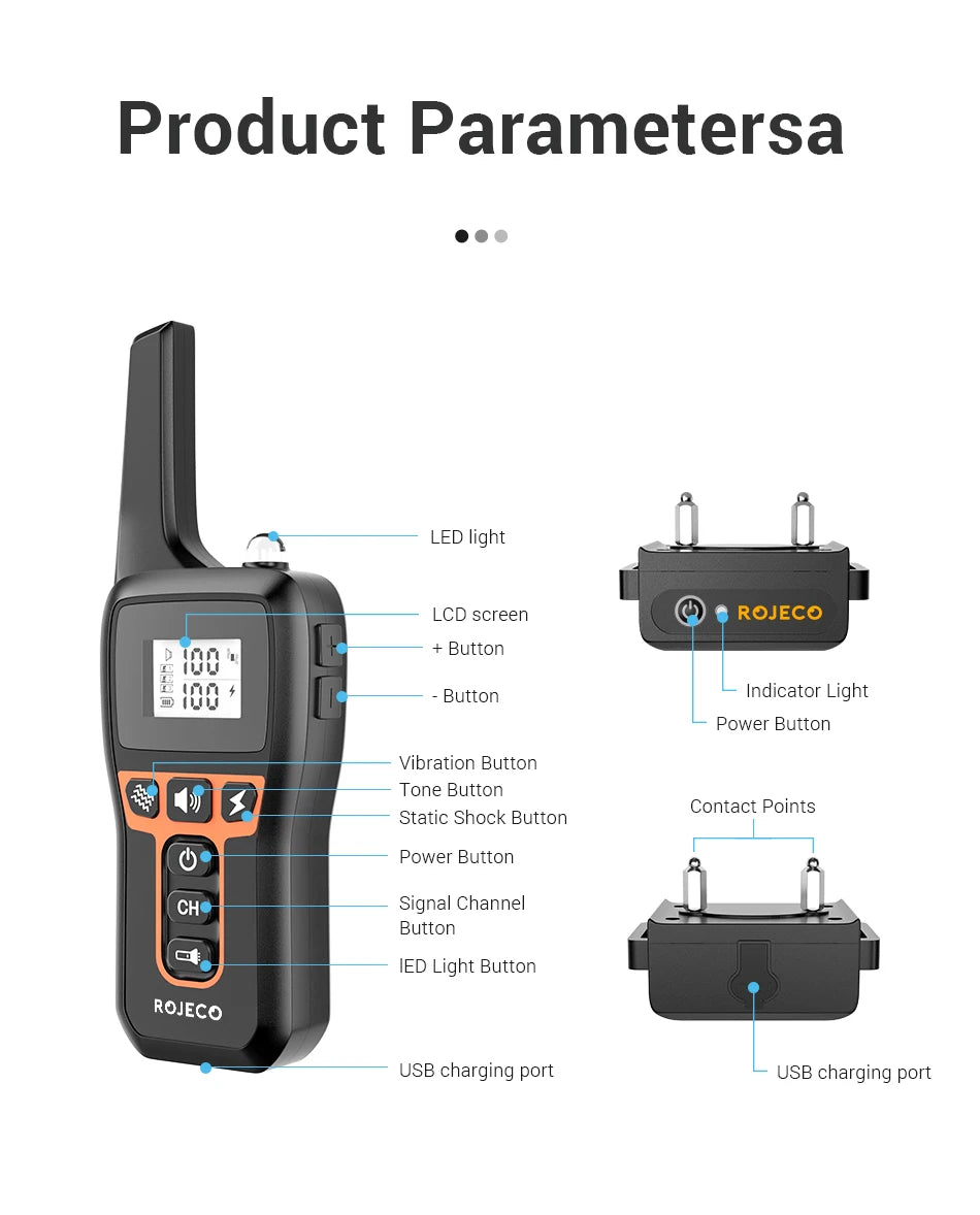 Remote Control Dog Training Collar.