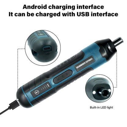 Cordless & Rechargeable Electric Screwdriver